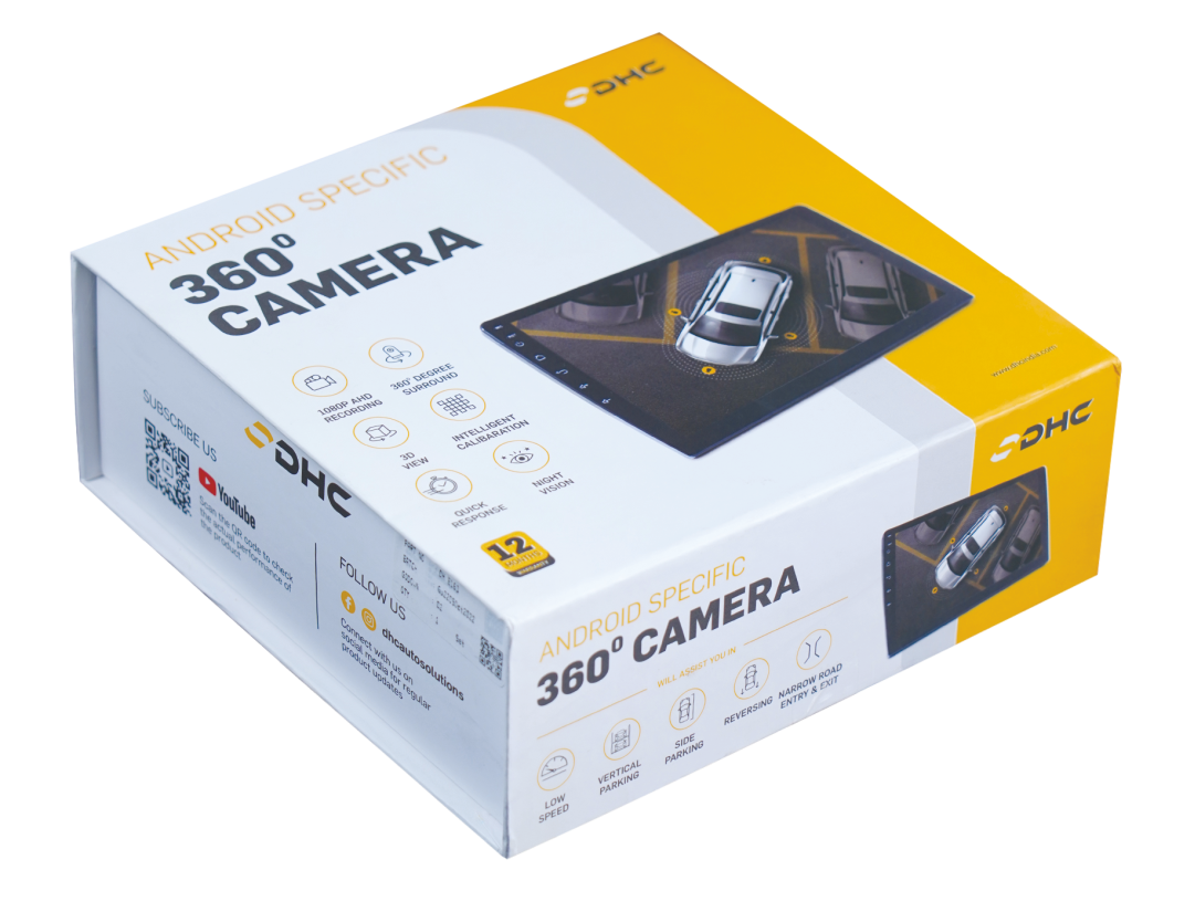 DHC Autosolutions  Reverse Camera, 360 Degree Camera, Retention